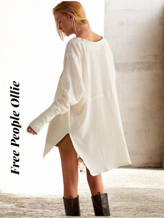Free People Tops - Free People -We The Free Ollie Oversized Thermal Knit Top